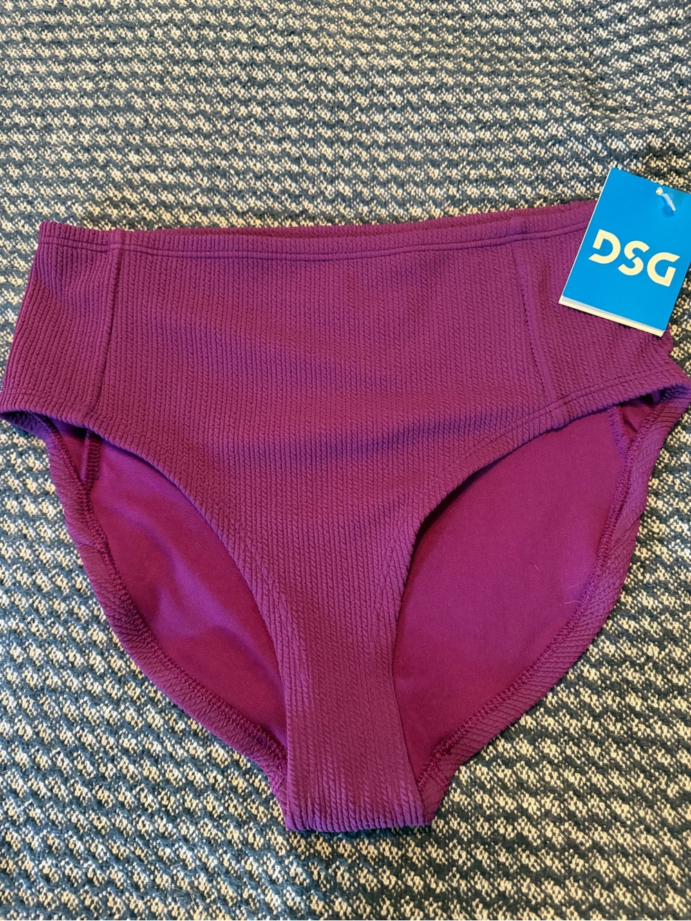 DSG Girls High-Waist Bikini Bottom - Deep Magenta